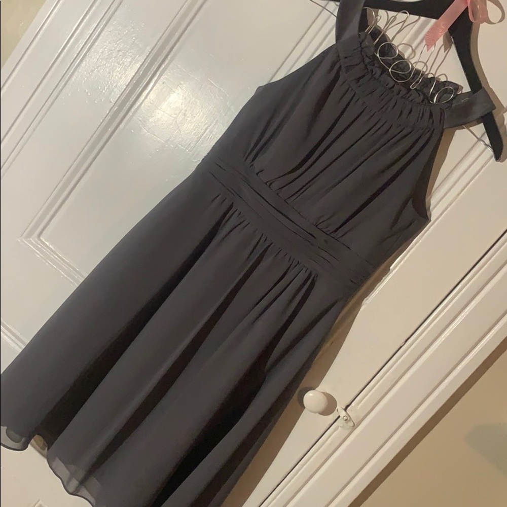 Charcoal cocktail/bridesmaids dress